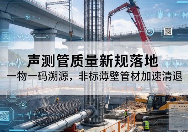 武定声测管质量新规落地，一物一码溯源，非标薄壁管材加速清退