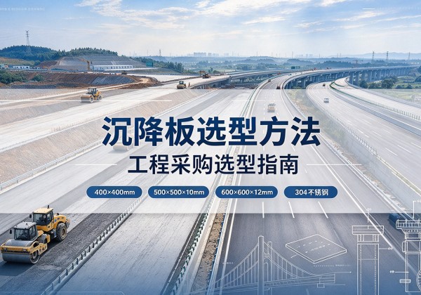 武定沉降板选择方法